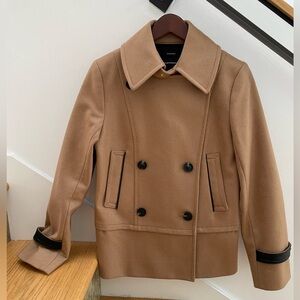 Club Monaco Italian Wool Classic Peacoat